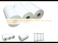 Lapisan Plastik Film Pelindung Termal PET Anti Gores 25Mic Untuk Kemasan