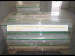 800mm Lebar 150/100 Mic EVA PET Film Laminasi Termal 3 Inci Untuk Foto