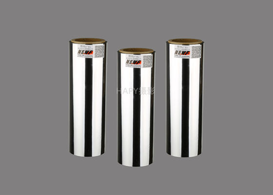 Polyester Metalized Pet Film, Thermal Silver Lamination Film Roll 1500mm Lebar