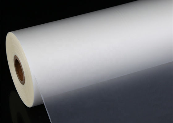 1 Inch Matte Anti Gores Basis Plastik BOPP Daur Ulang Menghapus Gulungan Film Pelindung Untuk Spot UV
