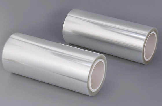 Good price 18 Mic Glossy Transparent EVA Layer Thermal/Wet BOPP/PET Protective Laminating Film Untuk Kemasan on line