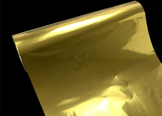 Harga yang bagus Dual-Tone Precious Metal Coated PET Film Nano-Sputtered Gold/Silver Thermal Lamination untuk End Flexographic Packaging on line