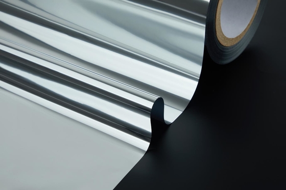 Good price Film Metalisasi Suhu dengan Tekstur Aluminium yang Diukir Laser dan Dukungan PE Aman Makanan yang Disertifikasi MSDS 3000-4000m Panjang on line