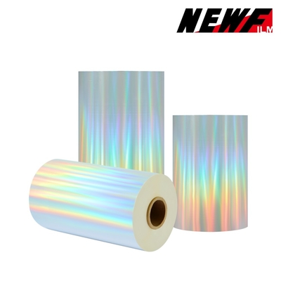 Good price 21mic holographic mempesona film laminasi termal untuk dekorasi kemasan on line