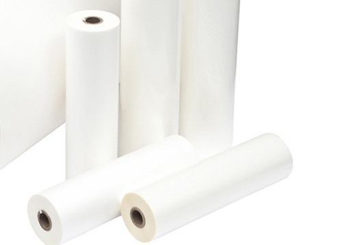Good price 30mic PET Thermal Film Packing Roll, Glossy PET Eva Glue Lamination Film yang berlaku untuk Mesin Laminasi on line