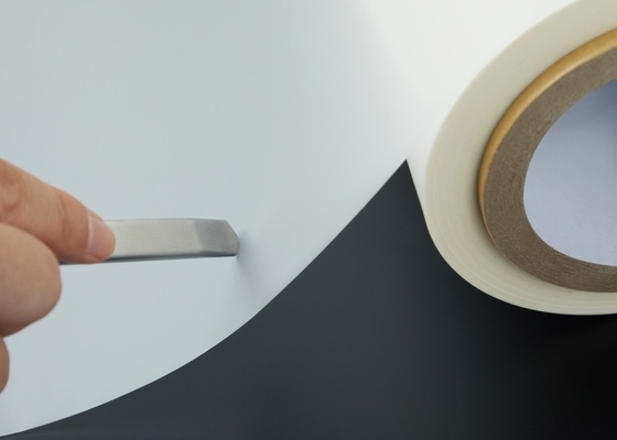 Good price 24K Platinum-Grade Metalized PET Film (Ra 0.08μm) dengan Cross-Linked Thermal Bonding, LDI Laser Stamping Compatibility & 3D Gradient Coating on line