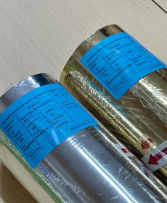 Good price Density Aluminized PET Film Roll with Heat-Sealable Mirror-Finish Bonding Film Processing Type Multiply Extrusion and EVA Glue Layer on line