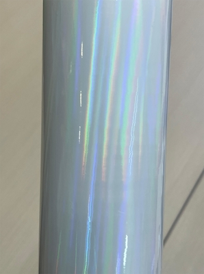 Good price 23mic Holographic Thermal Lamination Film Efek Refraksi Cahaya Cantik Untuk Dekorasi Kemasan on line