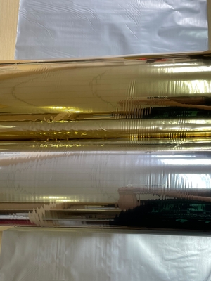 Good price Film Polyester Lustre Metallik Sifat penghalang yang sangat baik untuk mencetak kotak kertas on line