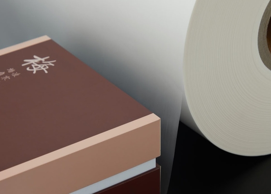 Good price 3 inci inti kertas BOPP Mewah Silky-Touch Film Roll dengan Zero-bau EVA Perekat Superior Bond Kekuatan on line