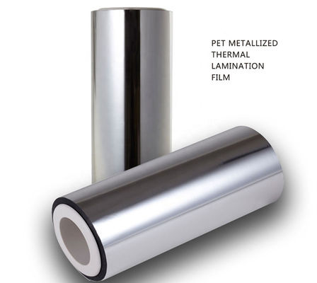 Good price Aluminium Cerah Metallic Lustre Polyester Film Rolls Sifat penghalang yang sangat baik untuk mencetak Kotak Plastik Kemasan on line