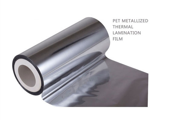 Good price 21 Mic Aluminium Metalized Polyester Film Rolls Untuk Mencetak Plastik 3000m on line