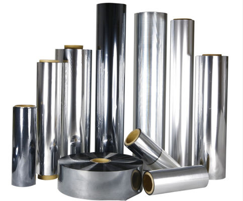 Good price Metallic Luster Kekuatan tarik tinggi Aluminium Metallized Thermal Lamination Film untuk kosmetik Packaging Length 200-3000m on line